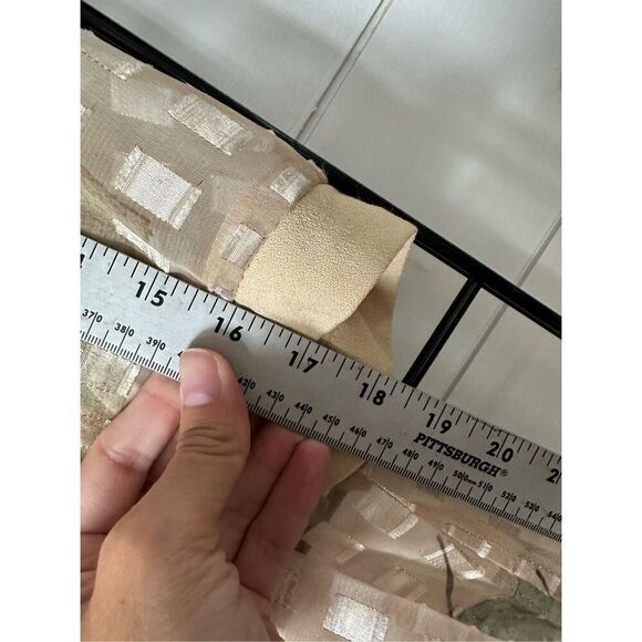 R&M RICHARDS Gold Thread Swimsuit Cover Up Kimono Cardigan Beach Womens 18 VTG - Picture 10 of 10